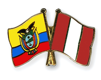 Fahnen Pins Ecuador Peru
