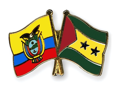 Fahnen Pins Ecuador Sao-Tome-und-Principe