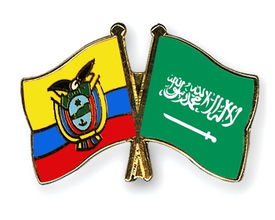 Fahnen Pins Ecuador Saudi-Arabien