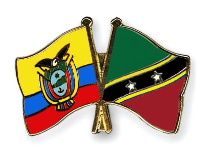 Fahnen Pins Ecuador St-Kitts-und-Nevis