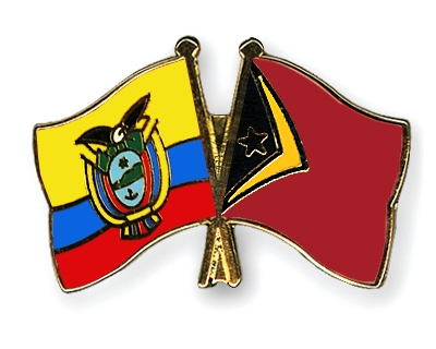 Fahnen Pins Ecuador Timor-Leste
