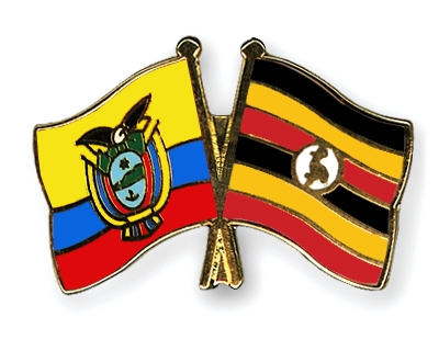 Fahnen Pins Ecuador Uganda