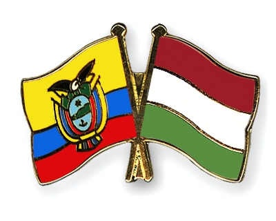 Fahnen Pins Ecuador Ungarn