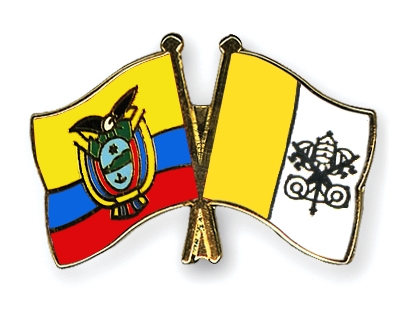 Fahnen Pins Ecuador Vatikanstadt