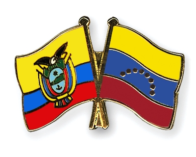 Fahnen Pins Ecuador Venezuela