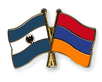 Fahnen Pins El-Salvador Armenien