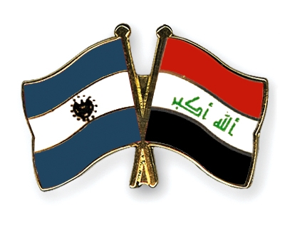 Fahnen Pins El-Salvador Irak