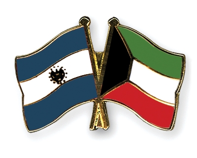 Fahnen Pins El-Salvador Kuwait