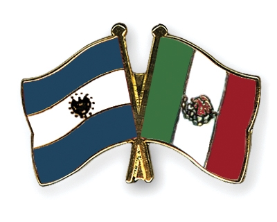 Fahnen Pins El-Salvador Mexiko