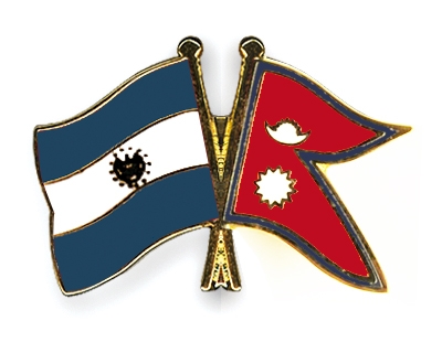 Fahnen Pins El-Salvador Nepal