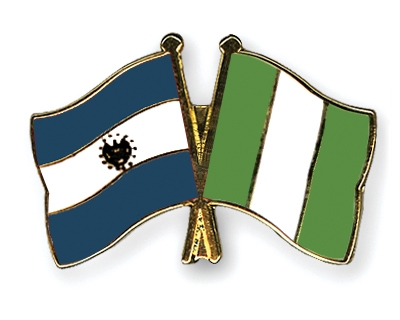 Fahnen Pins El-Salvador Nigeria