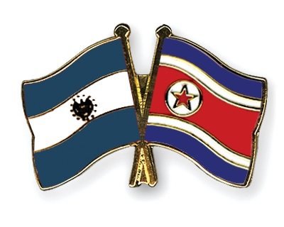 Fahnen Pins El-Salvador Nordkorea