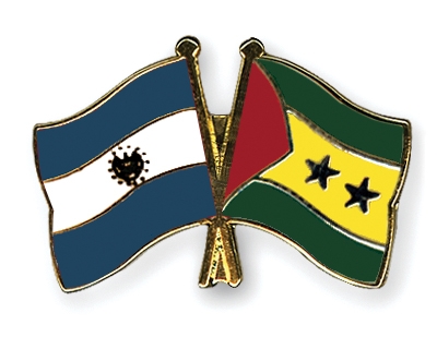 Fahnen Pins El-Salvador Sao-Tome-und-Principe