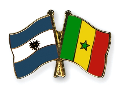 Fahnen Pins El-Salvador Senegal