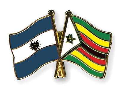 Fahnen Pins El-Salvador Simbabwe