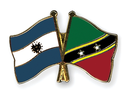 Fahnen Pins El-Salvador St-Kitts-und-Nevis