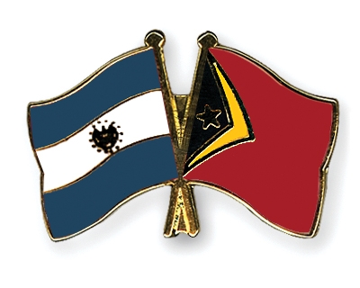 Fahnen Pins El-Salvador Timor-Leste