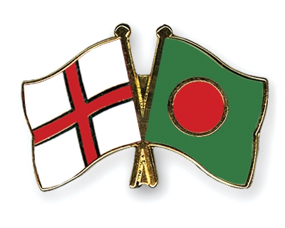 Fahnen Pins England Bangladesch