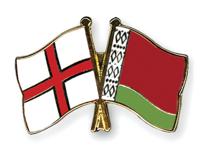 Fahnen Pins England Belarus