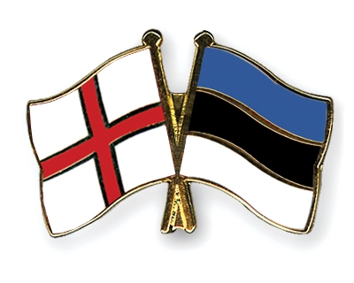 Fahnen Pins England Estland