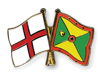 Fahnen Pins England Grenada