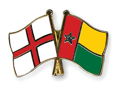 Fahnen Pins England Guinea-Bissau