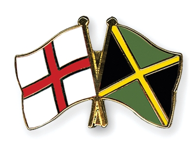 Fahnen Pins England Jamaika