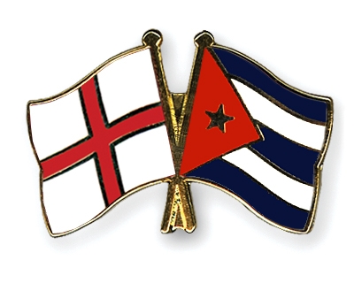 Fahnen Pins England Kuba
