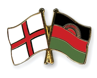 Fahnen Pins England Malawi