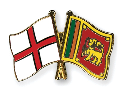 Fahnen Pins England Sri-Lanka
