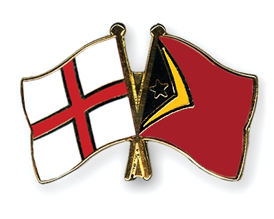 Fahnen Pins England Timor-Leste