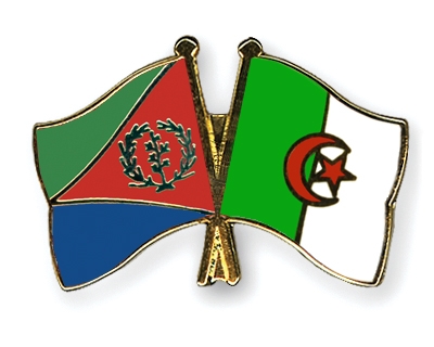 Fahnen Pins Eritrea Algerien
