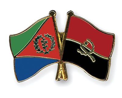 Fahnen Pins Eritrea Angola