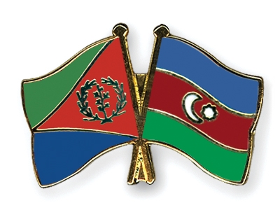 Fahnen Pins Eritrea Aserbaidschan