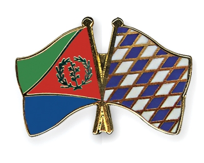 Fahnen Pins Eritrea Bayern