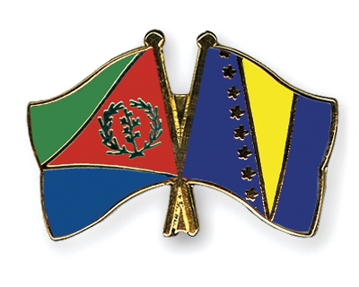 Fahnen Pins Eritrea Bosnien-und-Herzegowina
