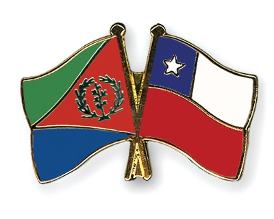Fahnen Pins Eritrea Chile