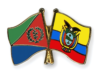 Fahnen Pins Eritrea Ecuador