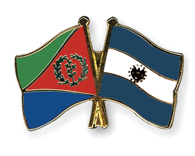 Fahnen Pins Eritrea El-Salvador
