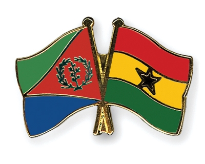 Fahnen Pins Eritrea Ghana