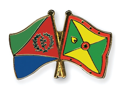 Fahnen Pins Eritrea Grenada