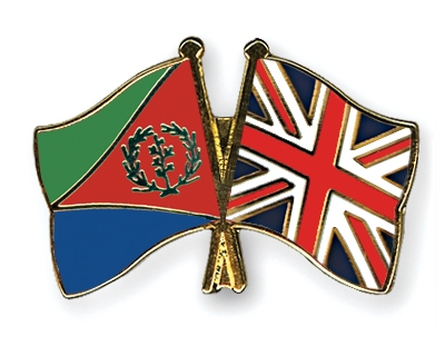 Fahnen Pins Eritrea Grossbritannien