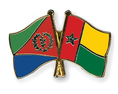 Fahnen Pins Eritrea Guinea-Bissau