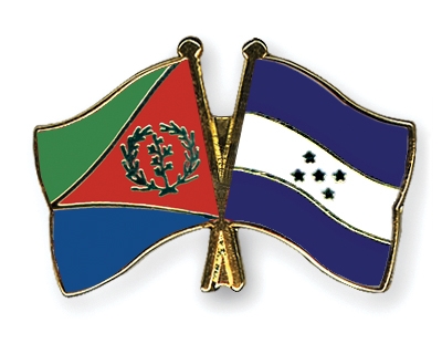 Fahnen Pins Eritrea Honduras