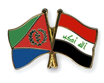 Fahnen Pins Eritrea Irak
