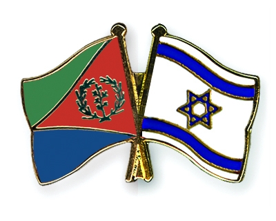 Fahnen Pins Eritrea Israel