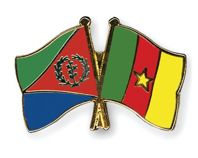 Fahnen Pins Eritrea Kamerun