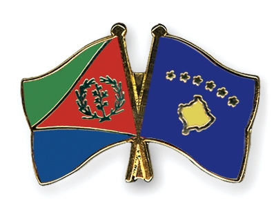 Fahnen Pins Eritrea Kosovo