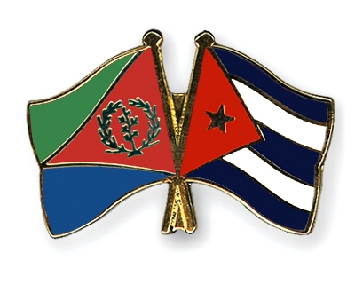 Fahnen Pins Eritrea Kuba