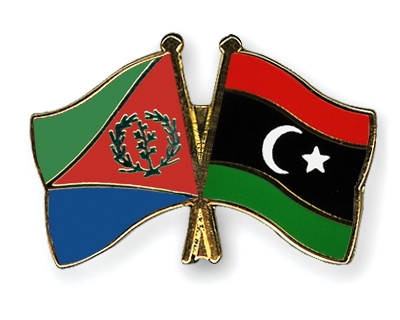 Fahnen Pins Eritrea Libyen